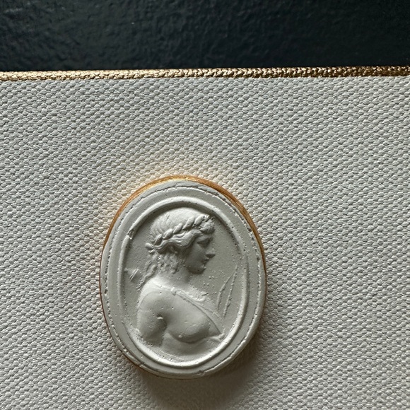 Triple Intaglio Canvas With Gold Trim - Picture 5 of 6